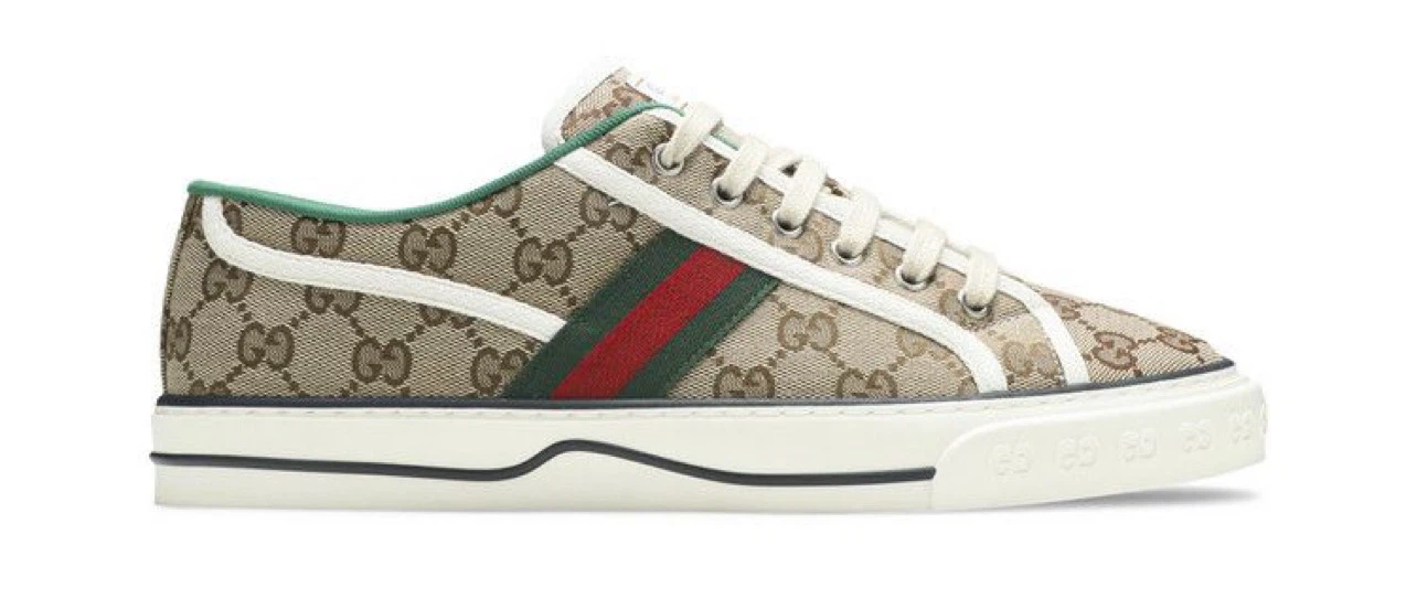 Authentic Gucci GG Canvas Tennis Shoes