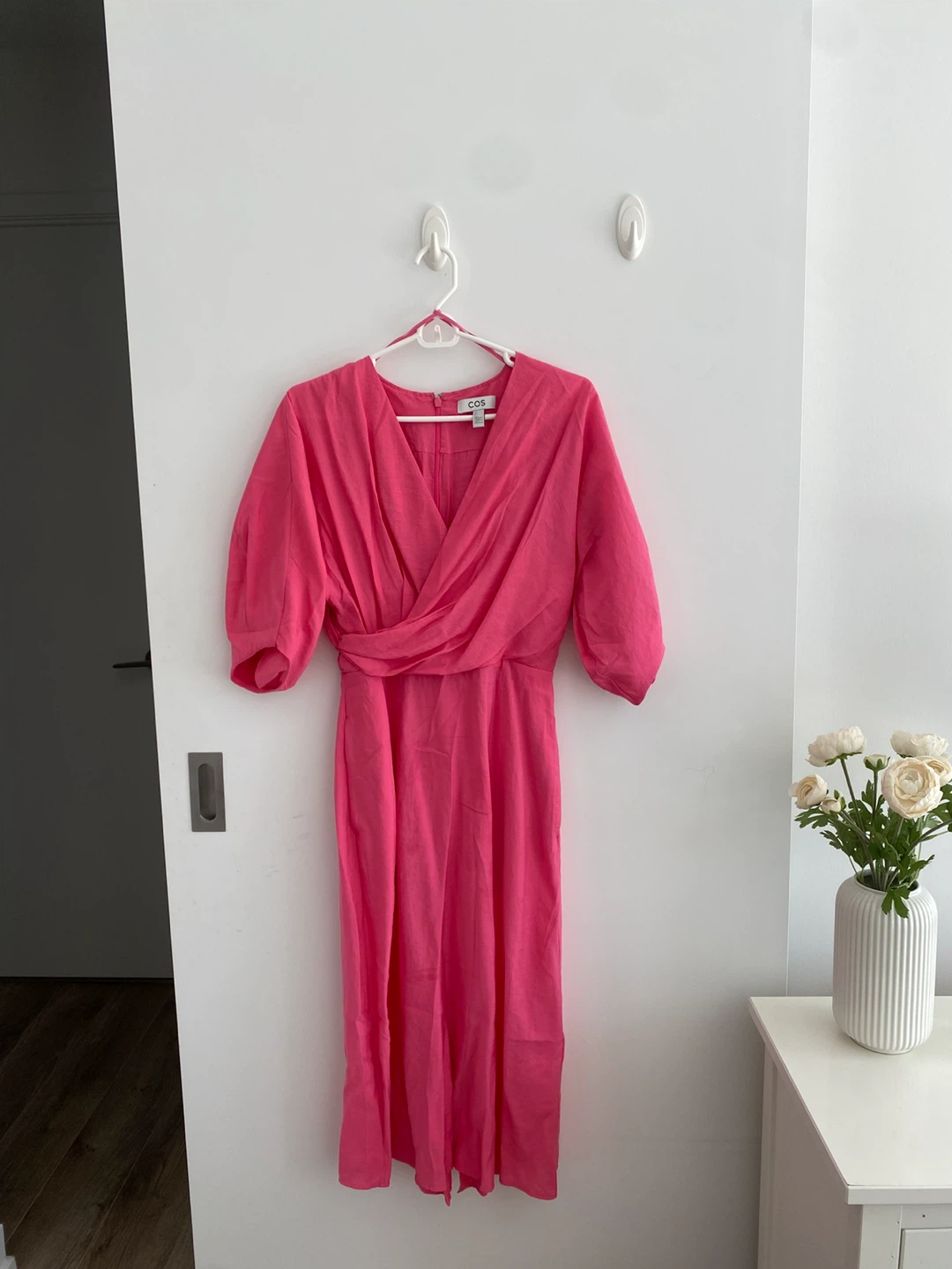 COS Pink Blend Midi Dress