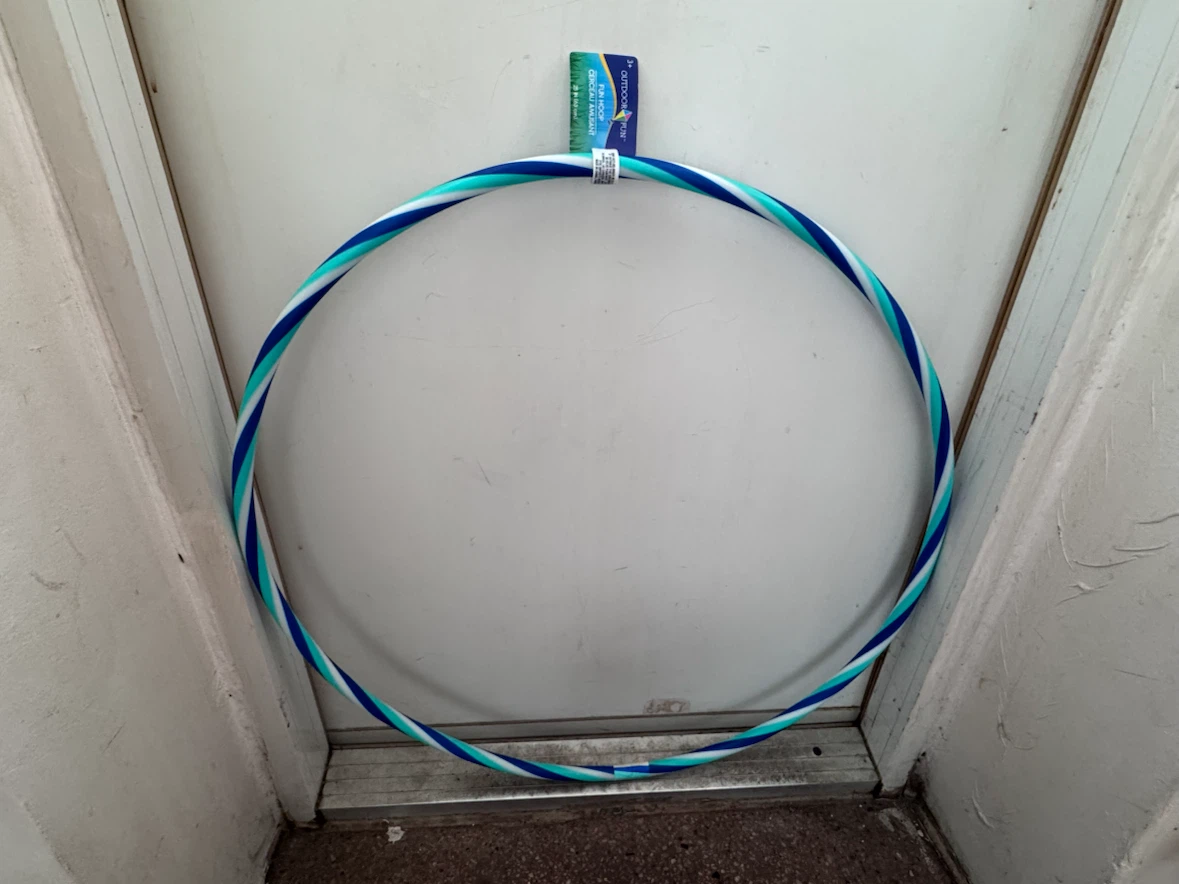 Hula Hoop - Blue, Teal & White - photo 2