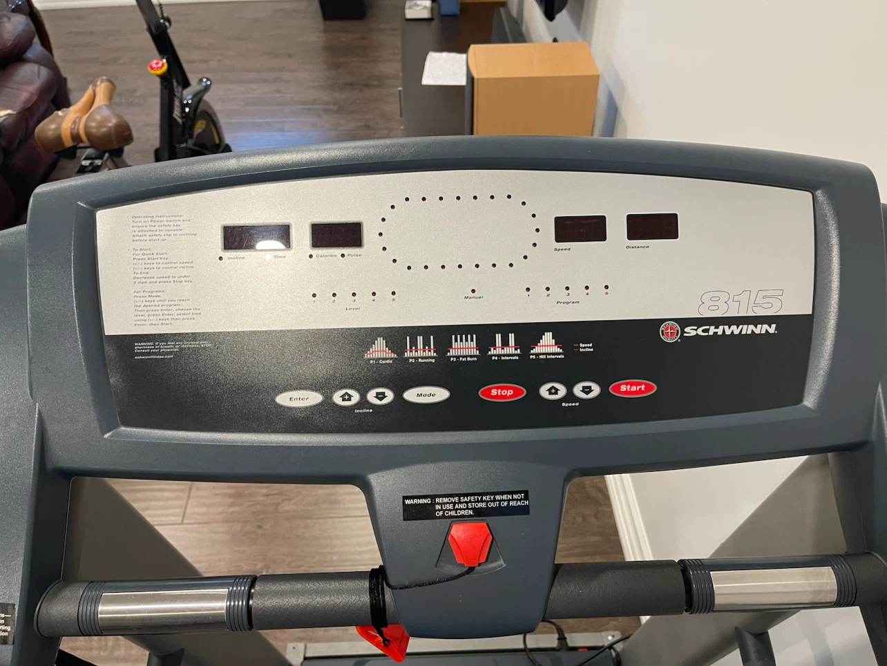 Schwinn 815 Treadmill - photo 3