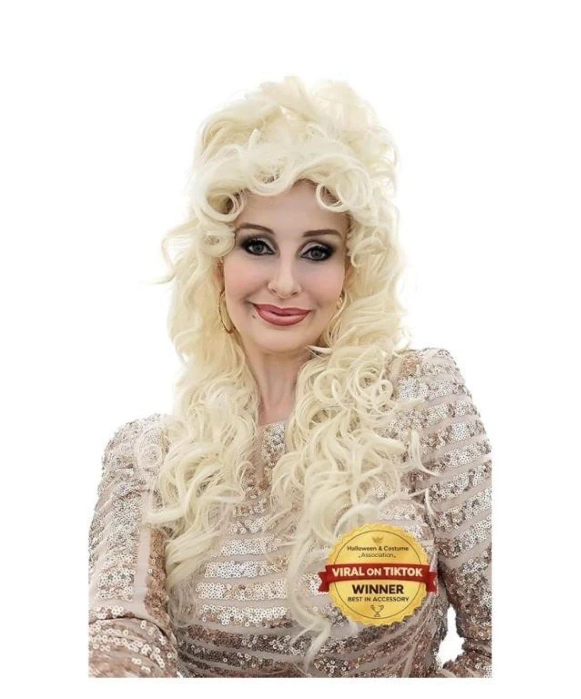 ALLAURA Dolly Style Long Curly Wig - New