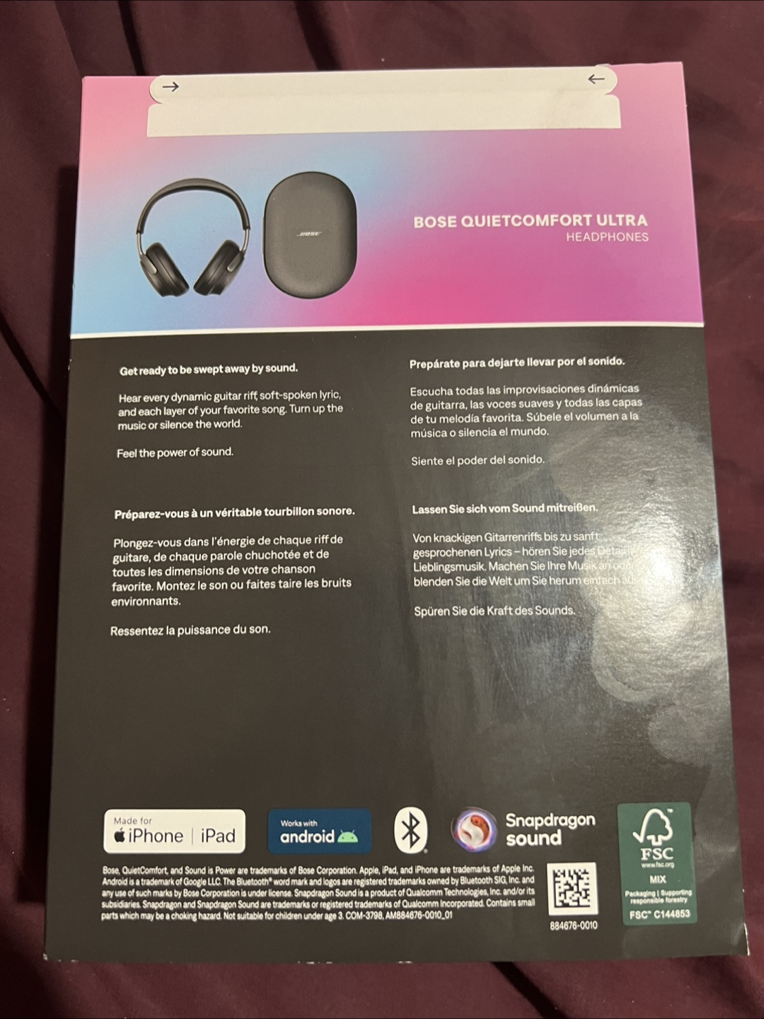 Bose QuietComfort Ultra Over-Ear Bluetooth Headphones