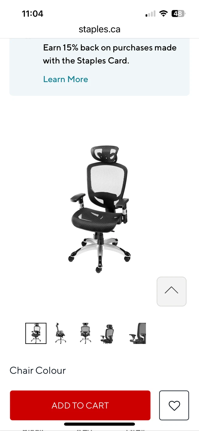 Black Mesh Ergonomic Office Chair