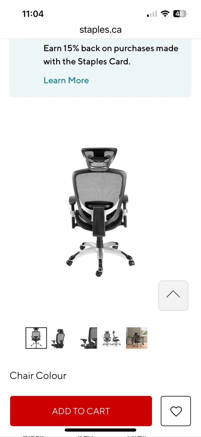 Black Mesh Ergonomic Office Chair - photo 2