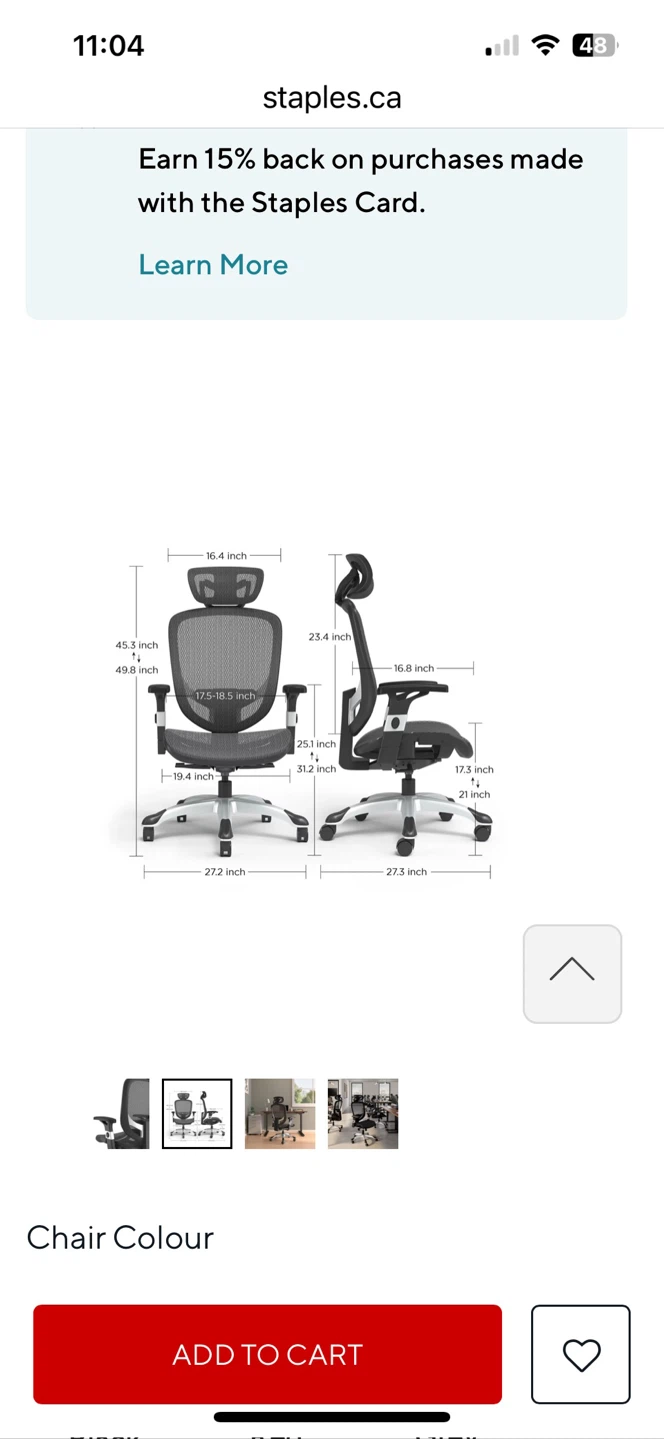 Black Mesh Ergonomic Office Chair - photo 3