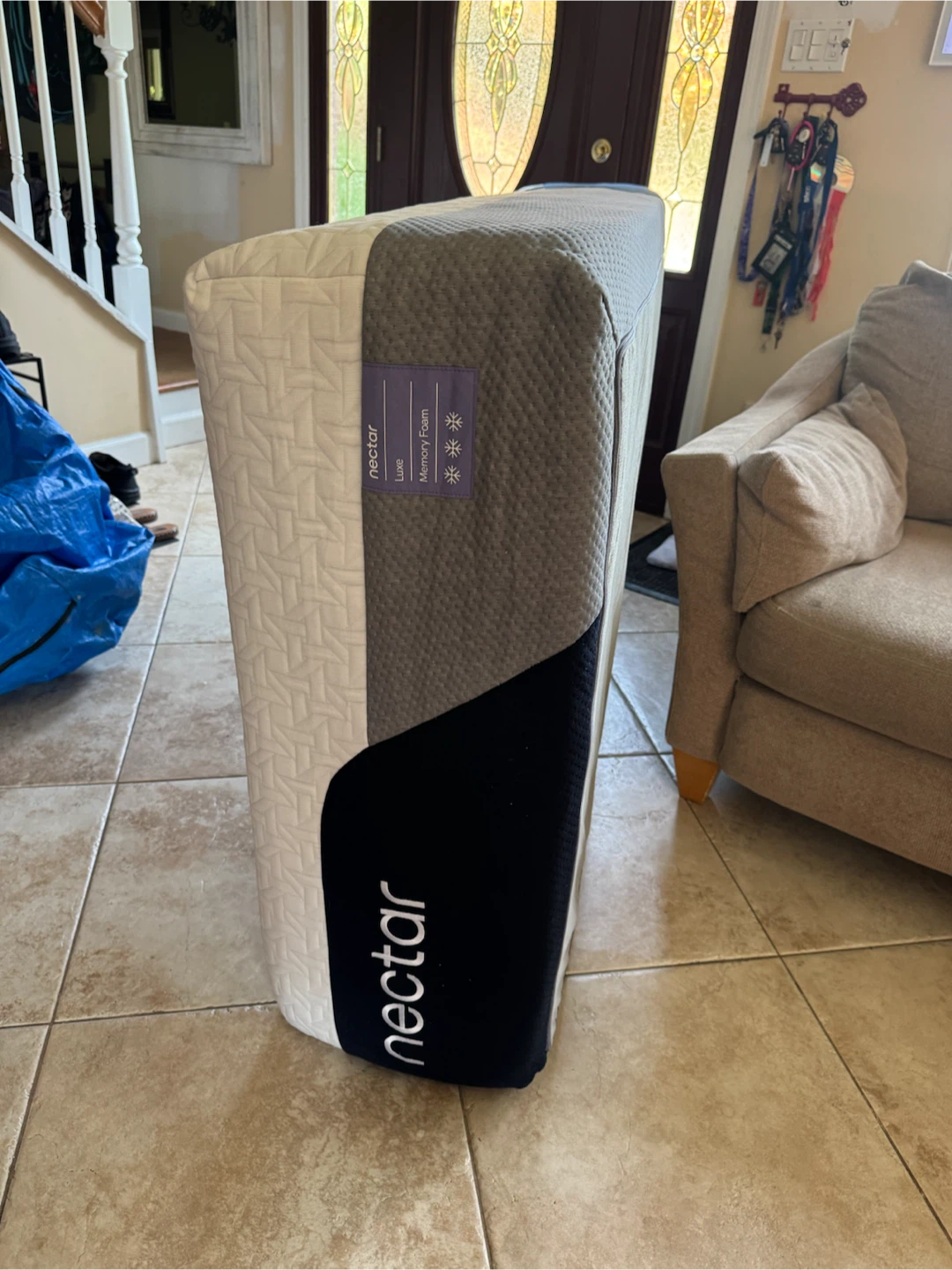 Nectar Luxe Memory Foam, Twin XL, Like New, Excellent Condition - photo 3