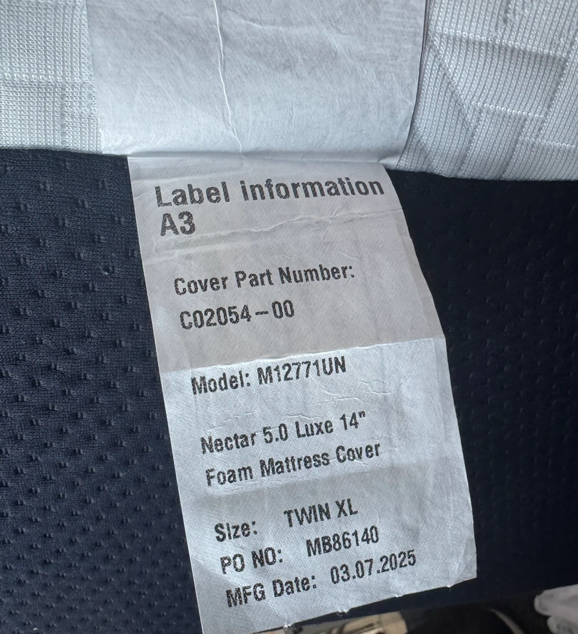 Nectar Luxe Memory Foam, Twin XL, Like New, Excellent Condition - photo 5