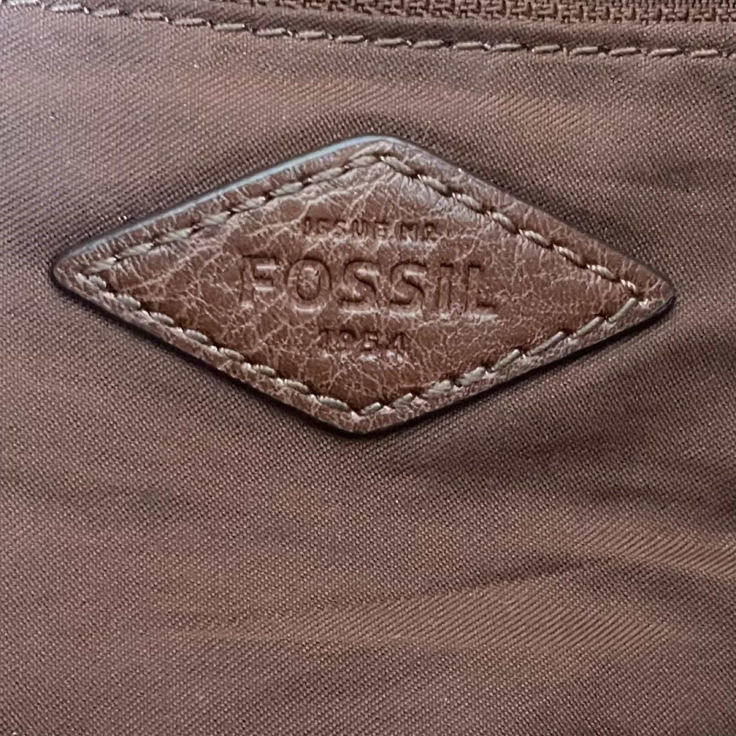 Fossil Brown Leather Bag - photo 5