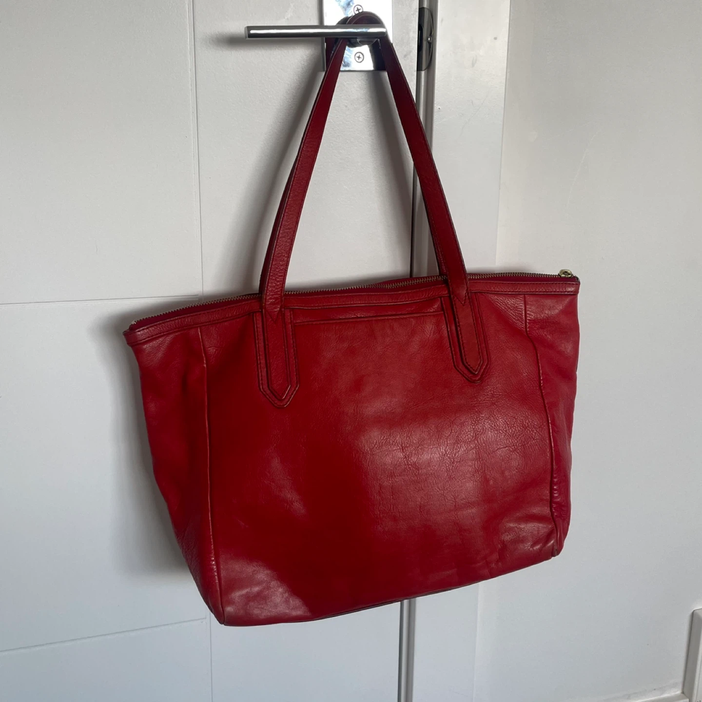Fossil Red Leather Bag - photo 5