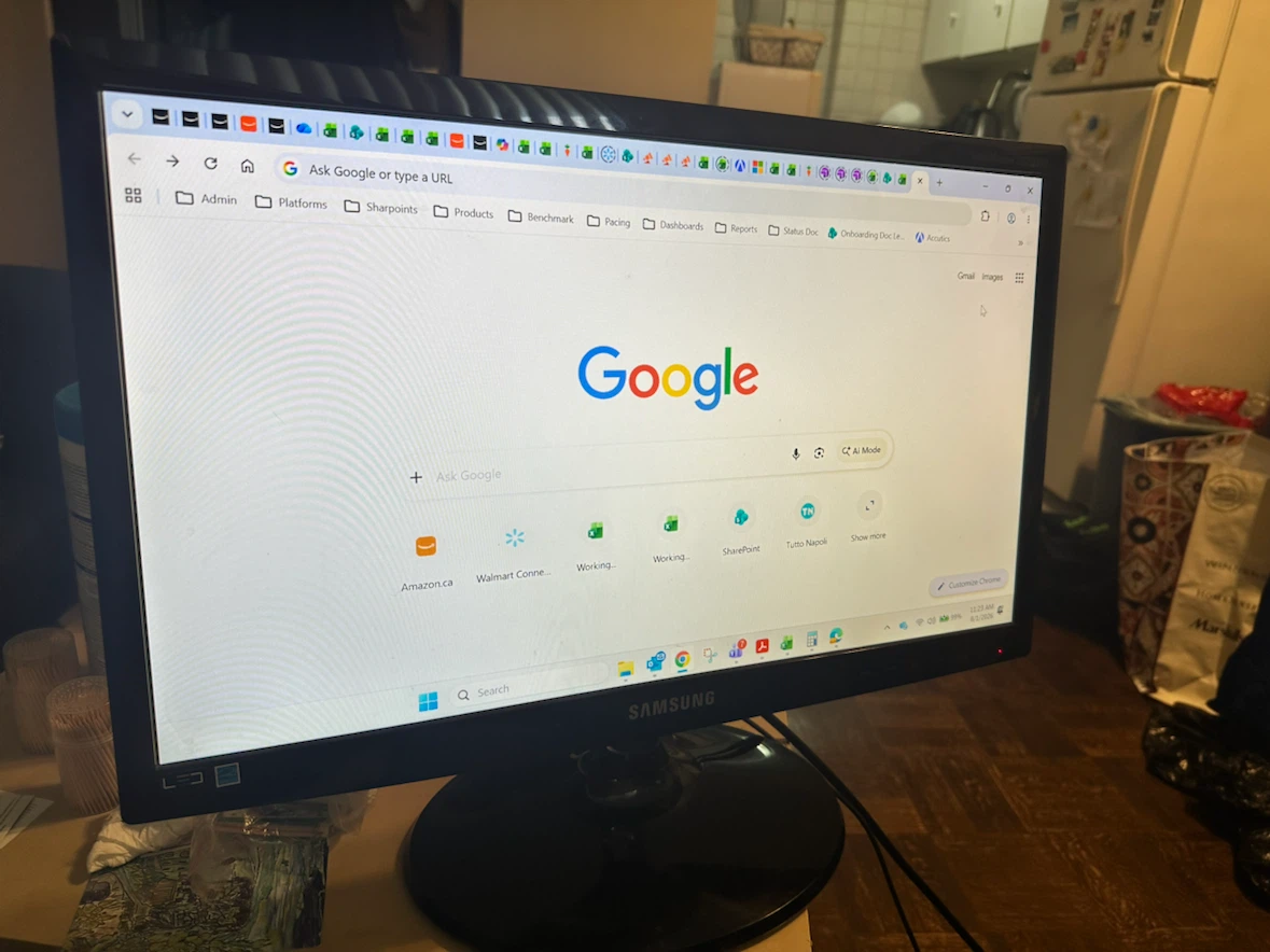 Samsung Monitor 22’ HDMI with Power Adapter
