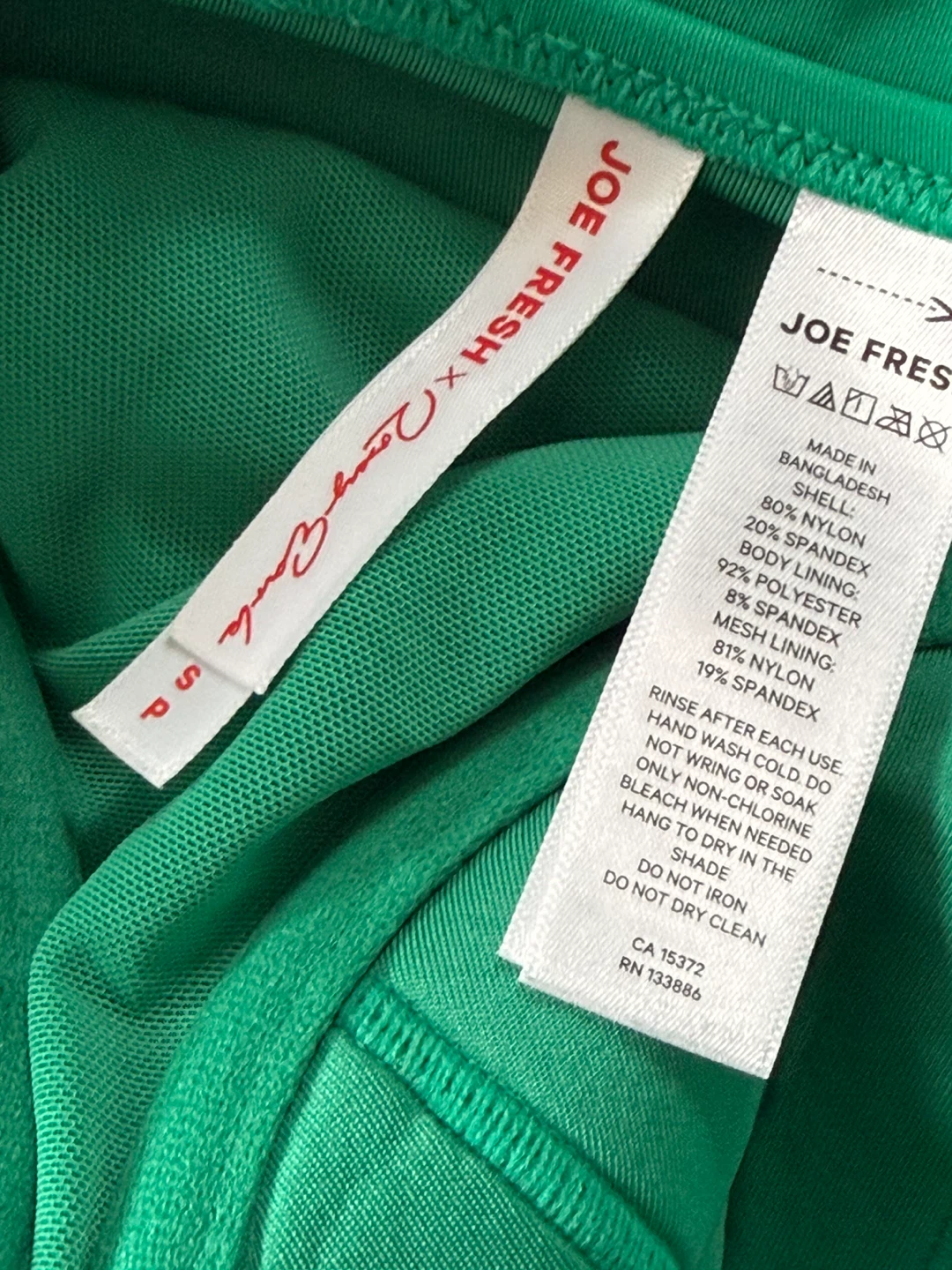 Joe Fresh Green Belted One-Piece Swimsuit - photo 3