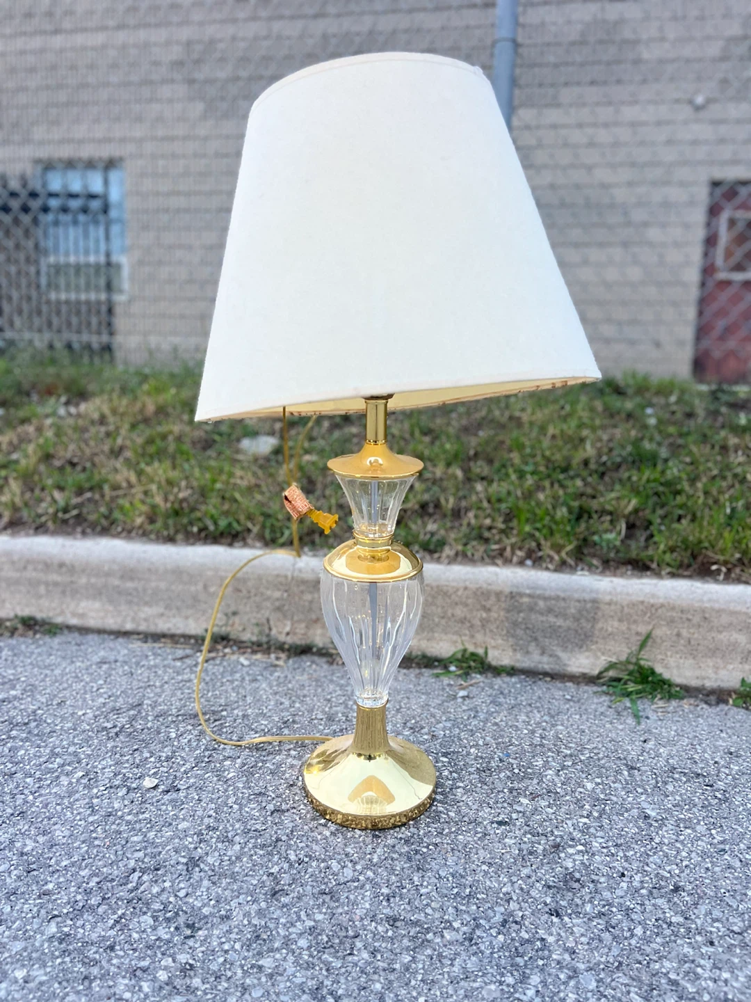 Vintage Crystal Table Lamps (Set of 2)