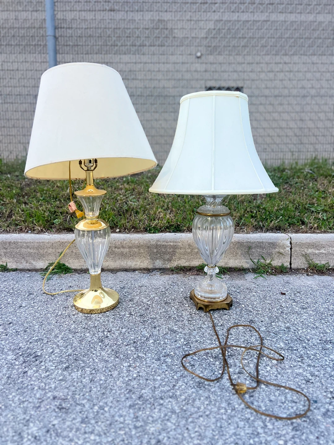 Vintage Crystal Table Lamps (Set of 2) - photo 3