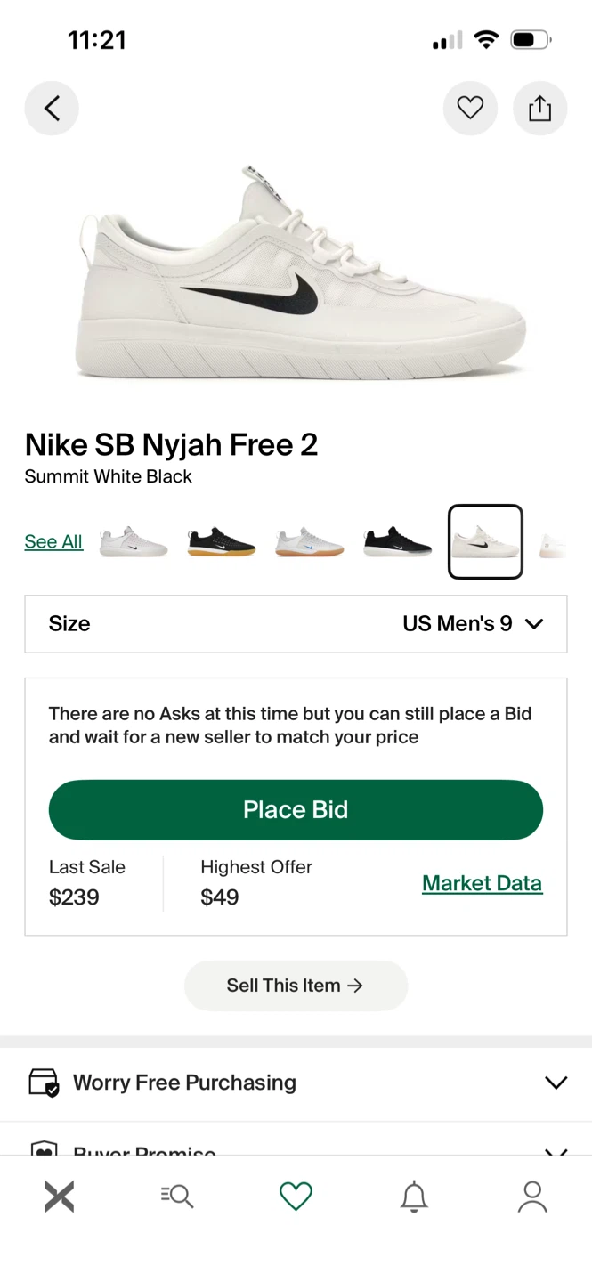 Nike SB Nyjah Free 2 Men's Skate Shoes