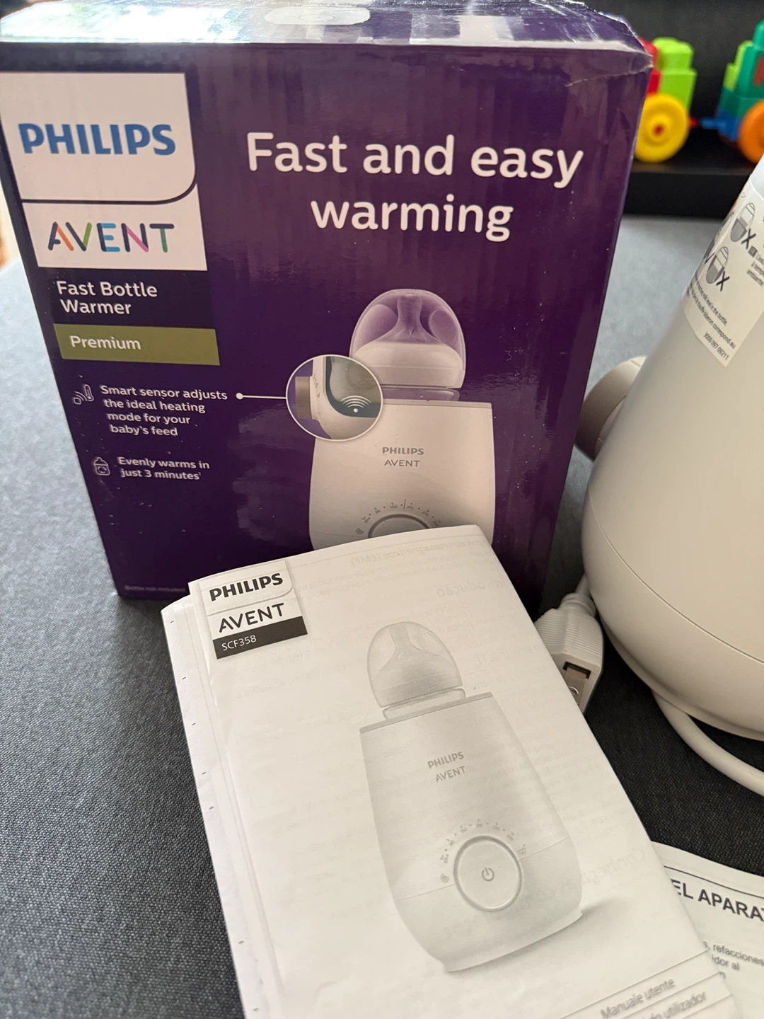 Philips Avent Premium Fast Bottle warmer- with Box & Manual - photo 4