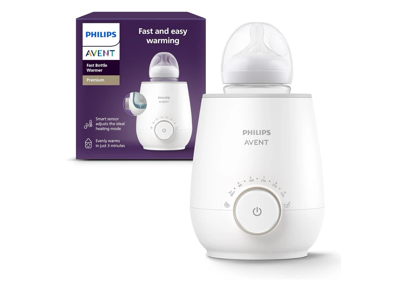 Philips Avent Premium Fast Bottle warmer- with Box & Manual - photo 5