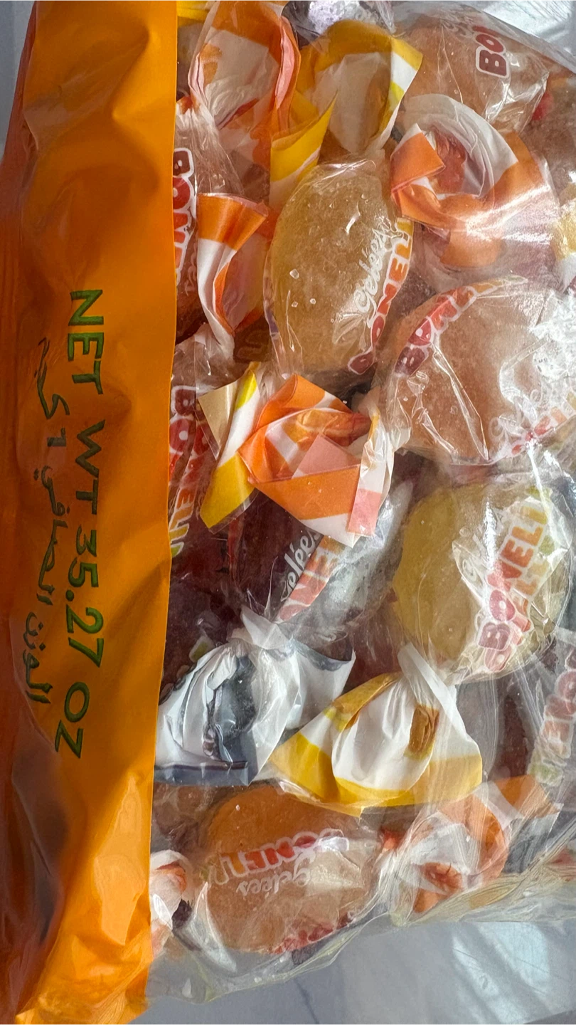 Bonelle Italian Jelly Candies with Fruit Juice - 1kg Bag - photo 2
