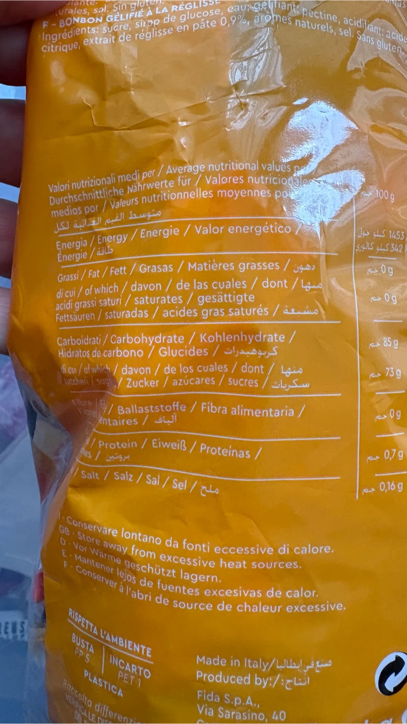 Bonelle Italian Jelly Candies with Fruit Juice - 1kg Bag - photo 4