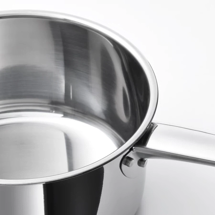 IKEA Stainless Steel Saucepan with Lid - photo 2