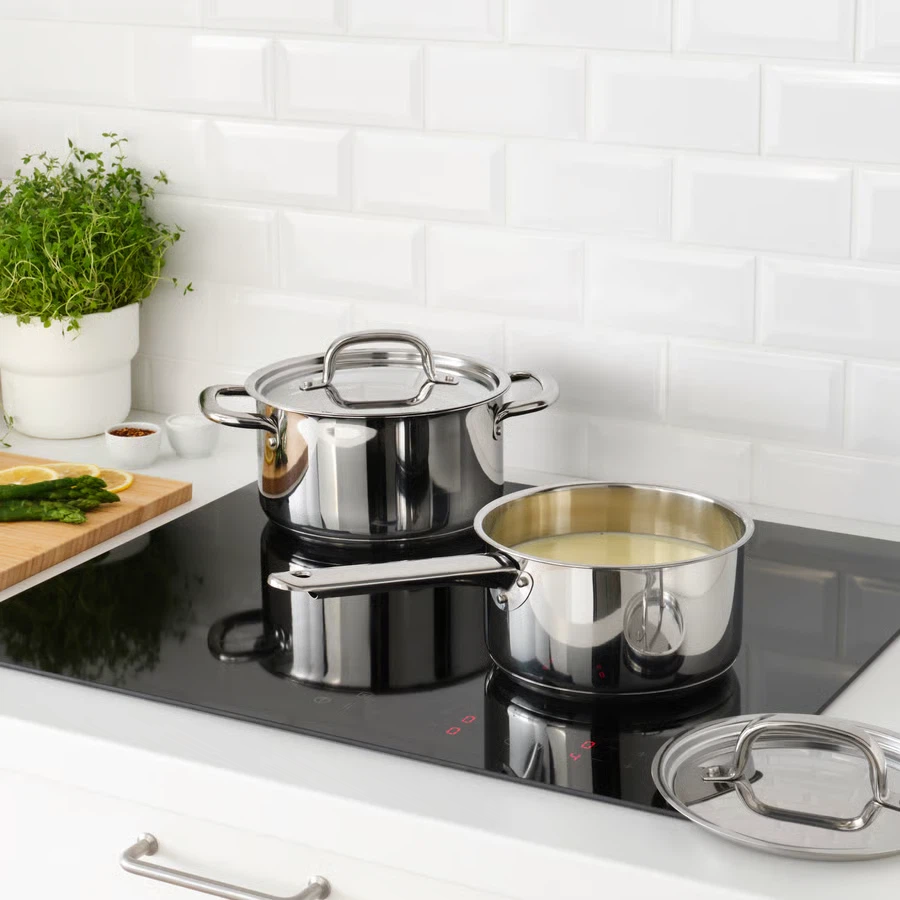 IKEA Stainless Steel Saucepan with Lid - photo 4