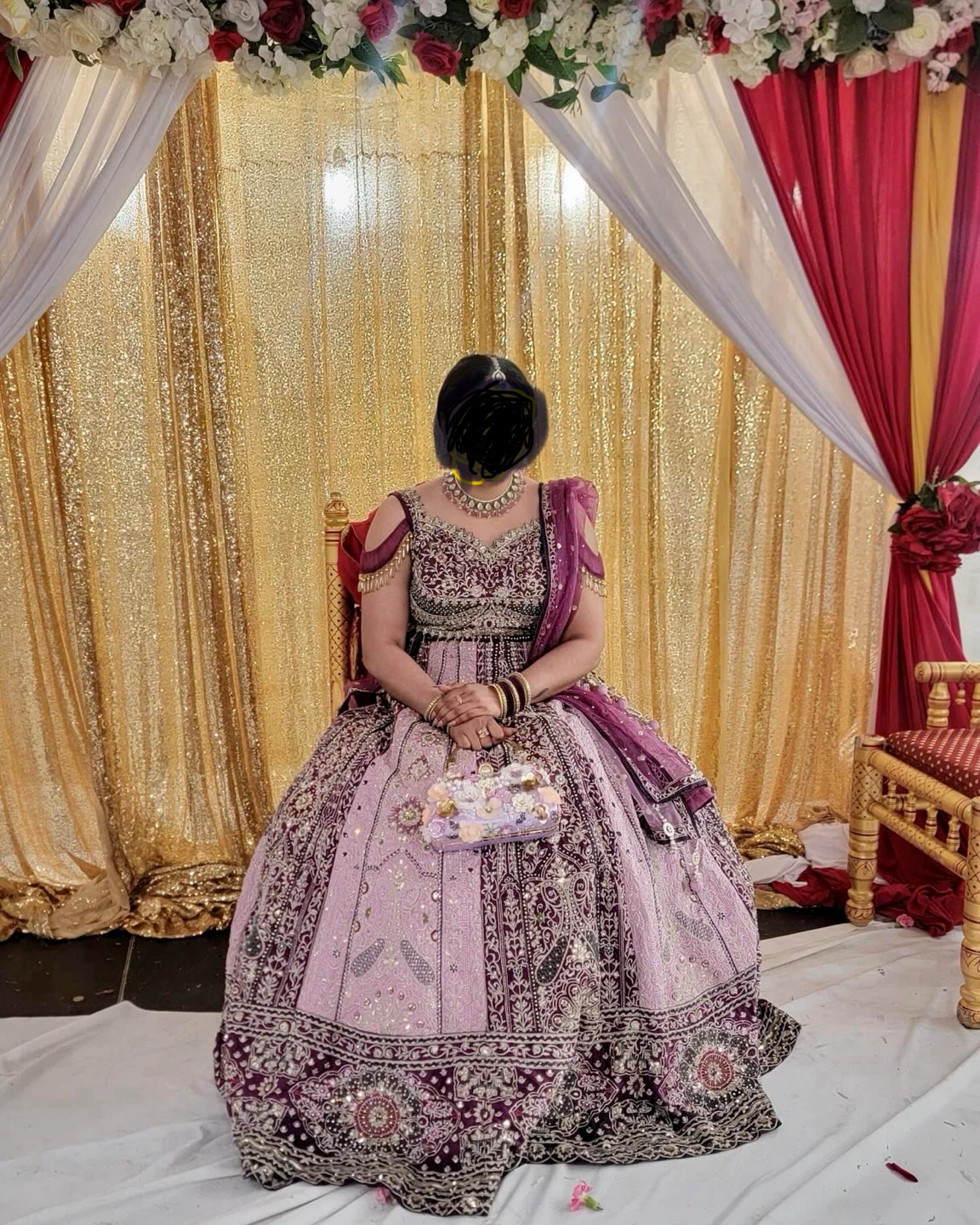 Women's Embellished Lehenga Choli Set