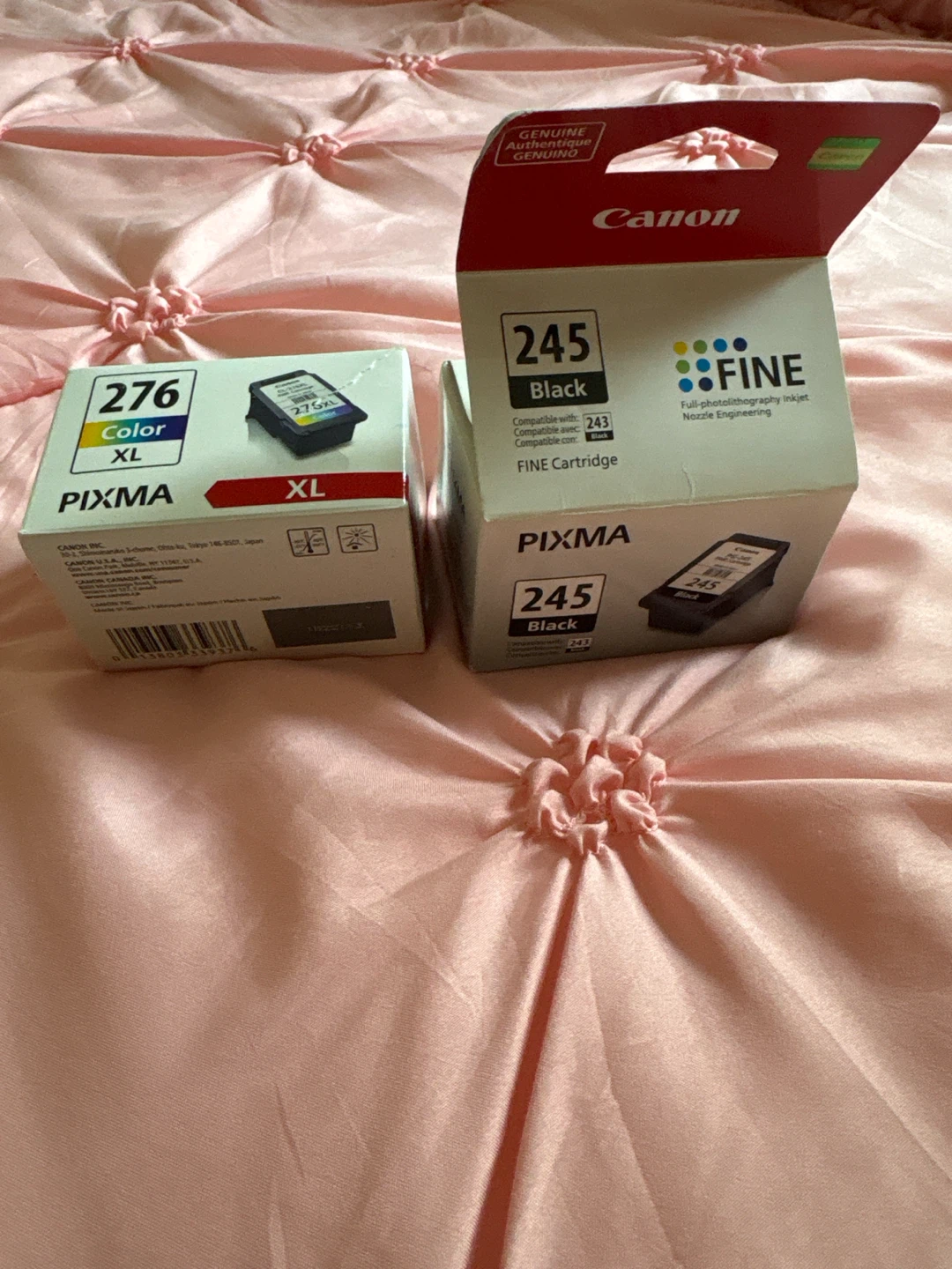 Canon PIXMA Ink Cartridges 245 Black & 276 Colour XL