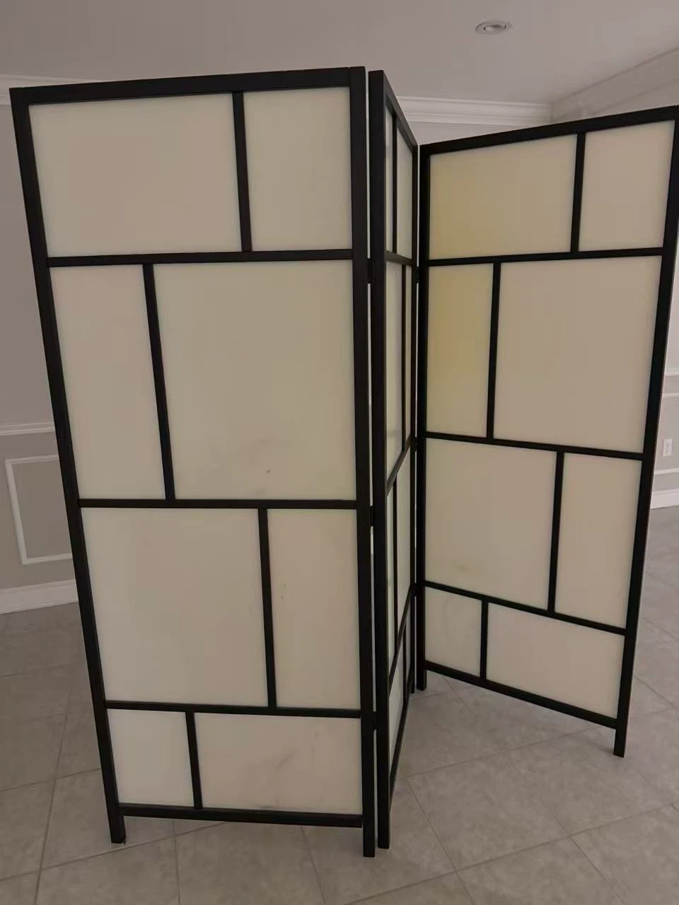 3-Panel Room Divider Screen