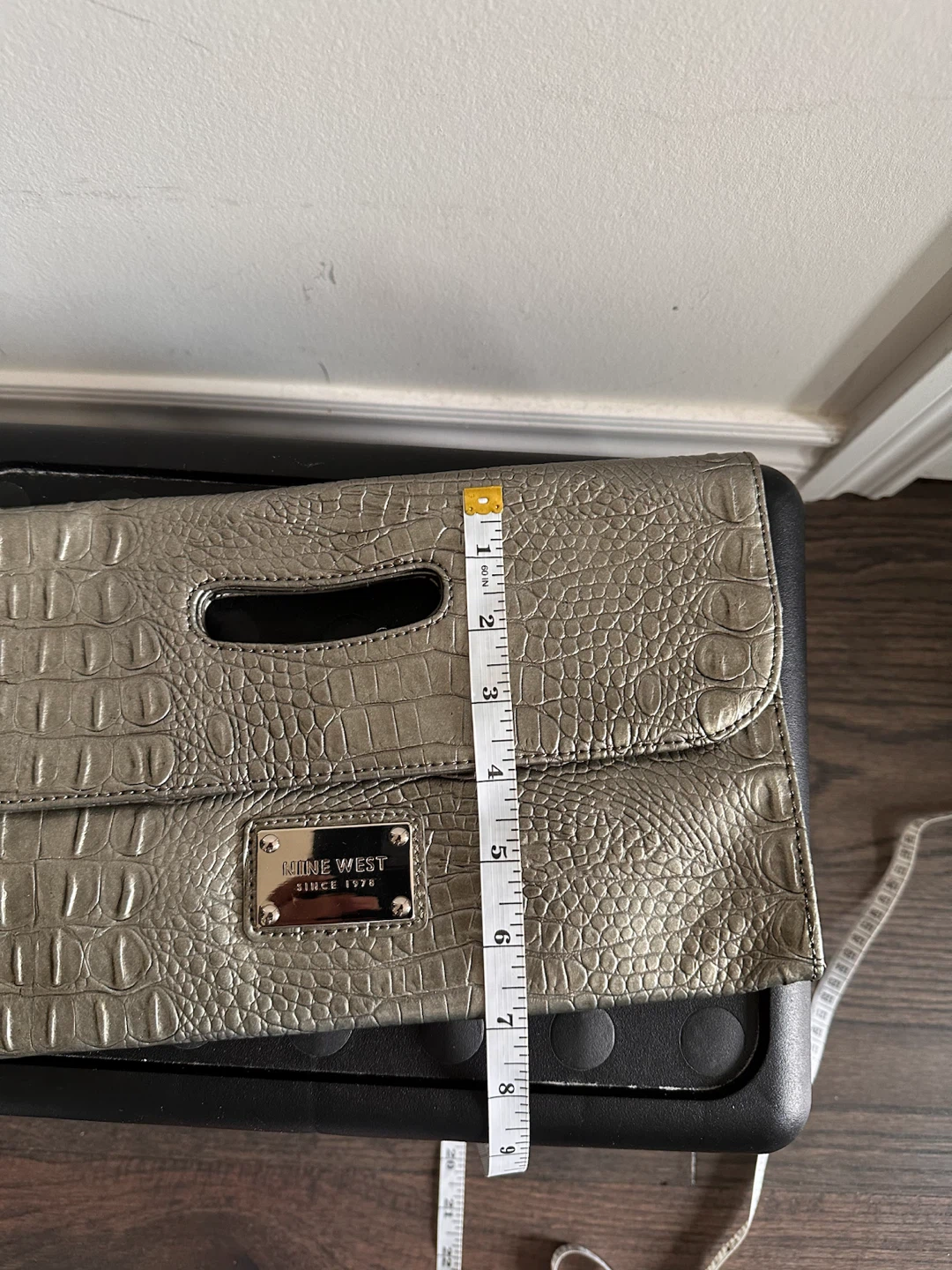 Nine West Metallic Crocodile Clutch Bag - photo 2