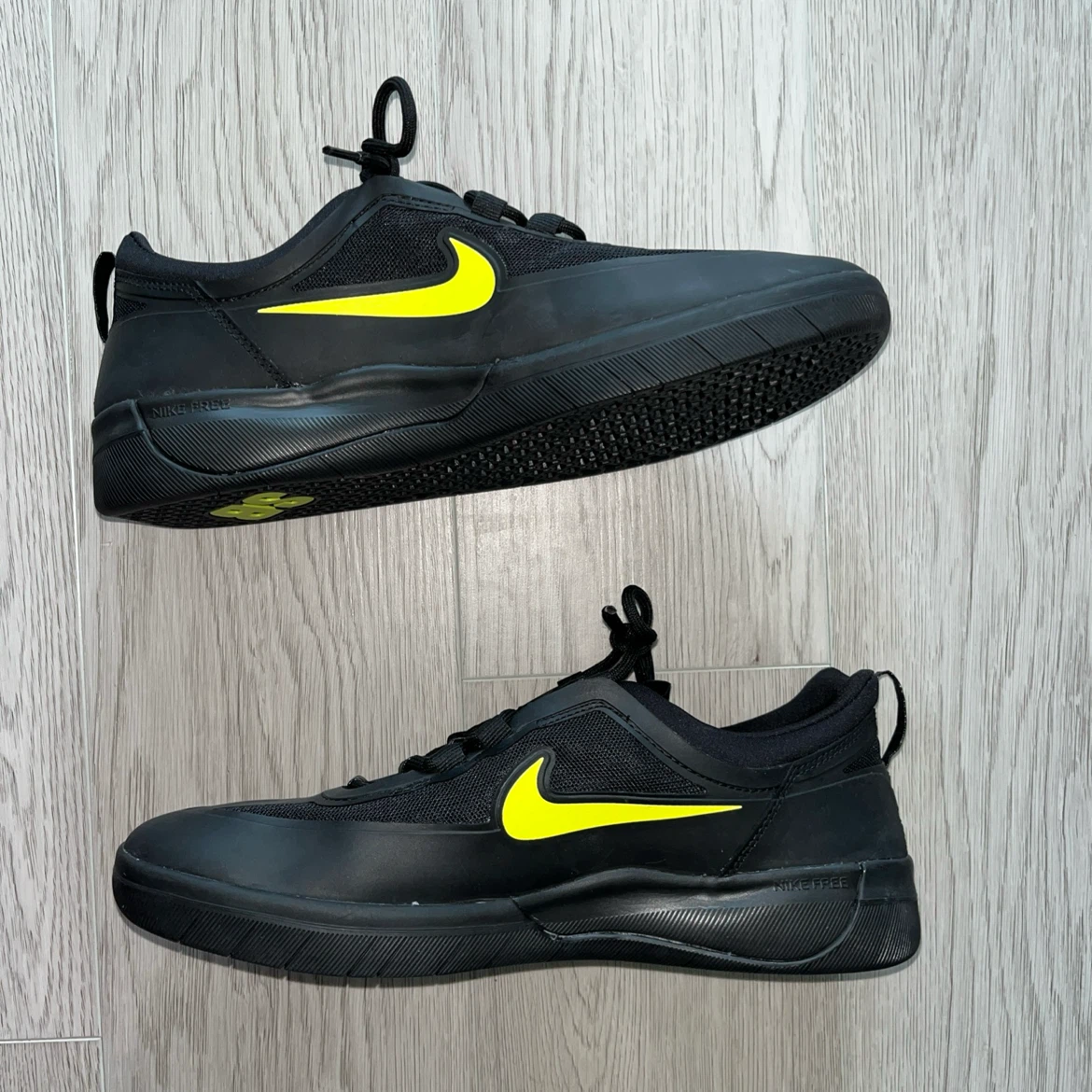 Nike SB Nyjah Free 2 Black Cyber US Men's 9 - photo 2
