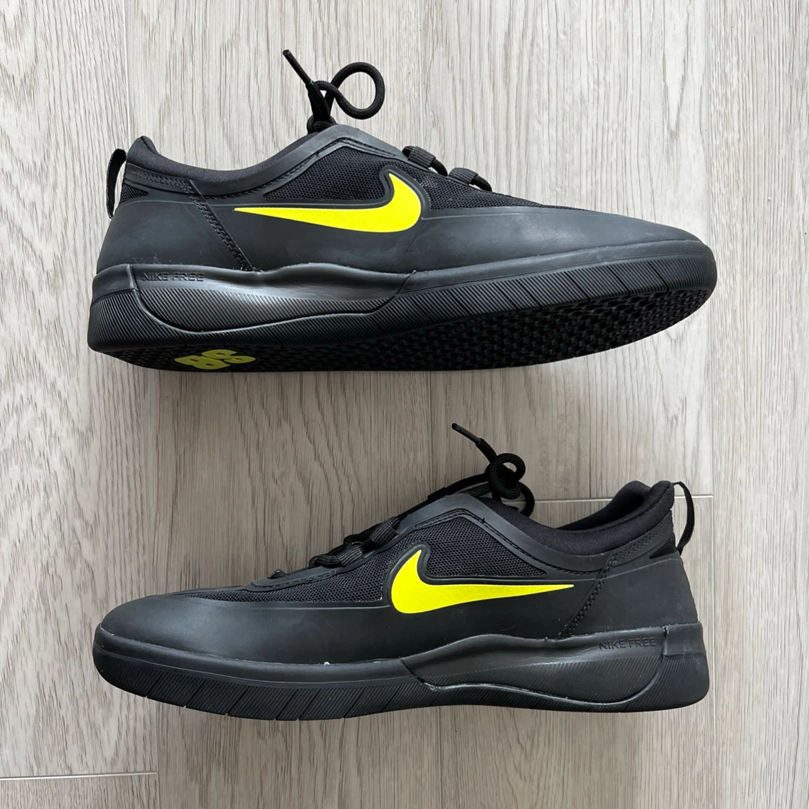 Nike SB Nyjah Free 2 Black Cyber US Men's 9 - photo 3