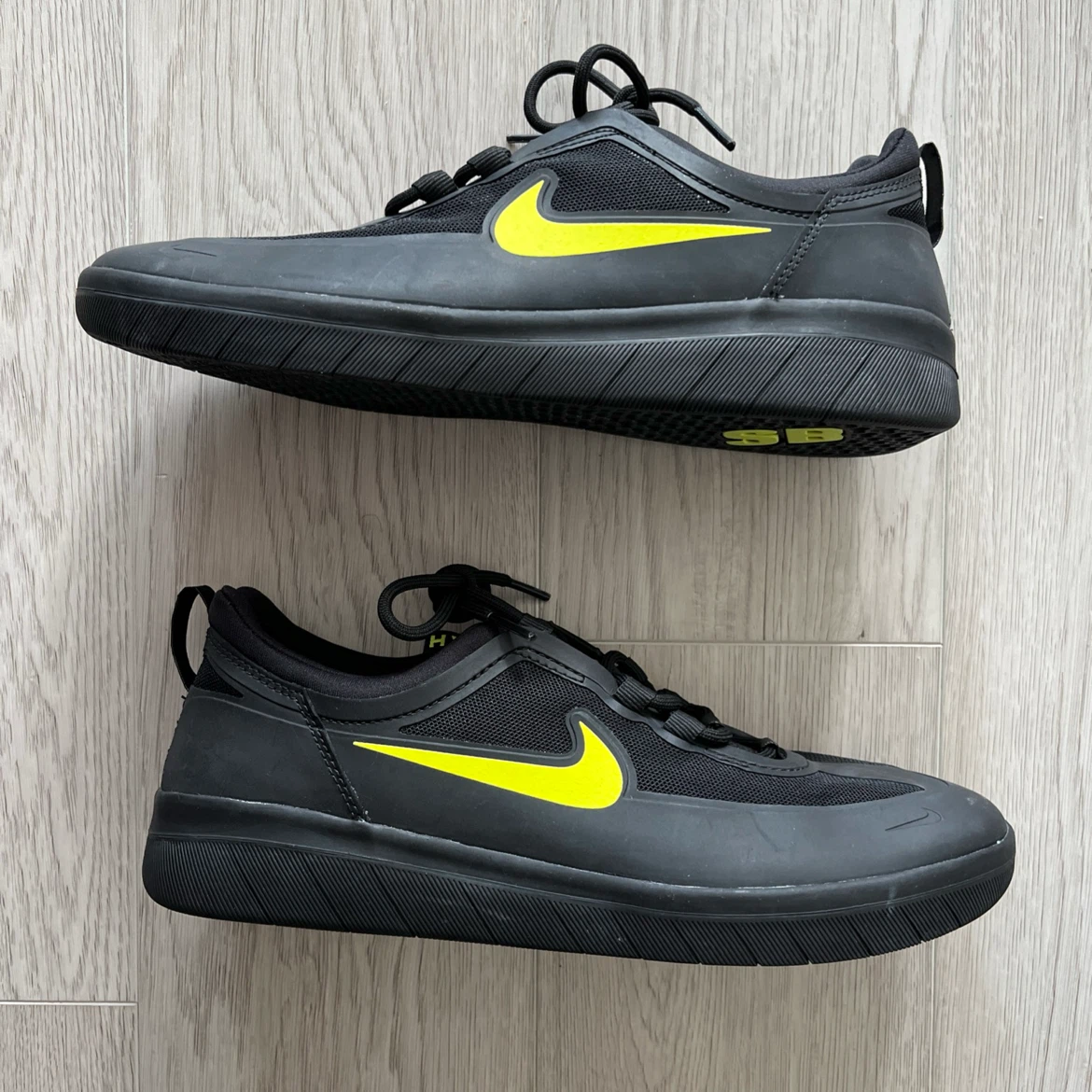 Nike SB Nyjah Free 2 Black Cyber US Men's 9 - photo 4