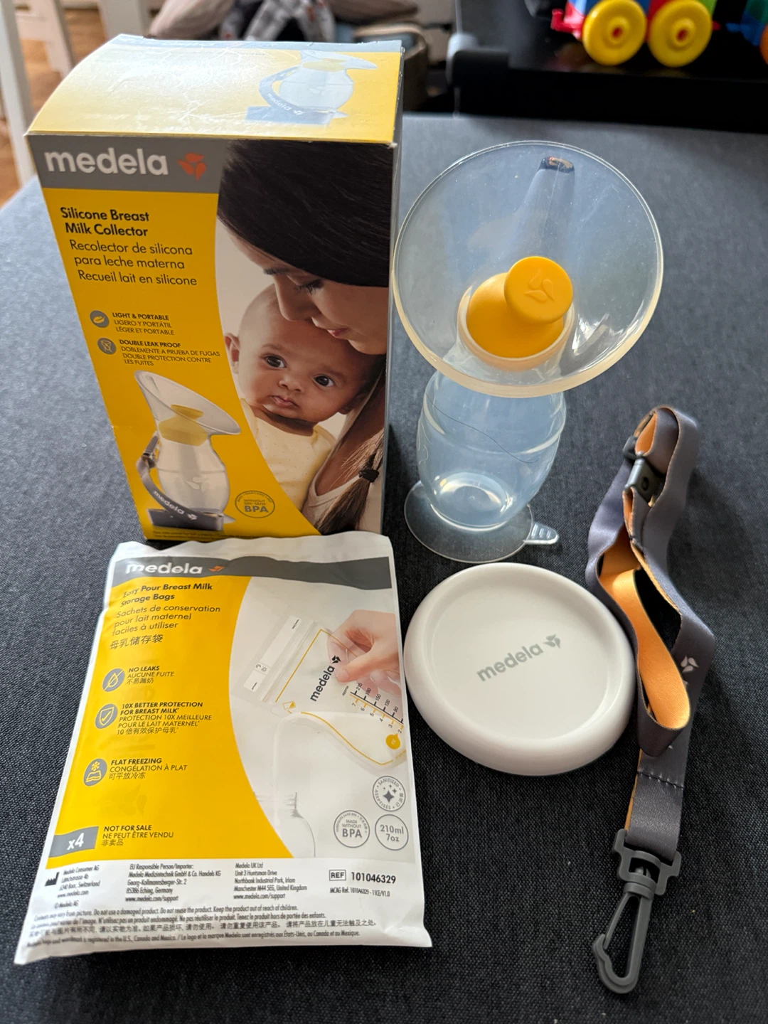 Medela Silicone Breast Milk Collector –with Box & Accessories