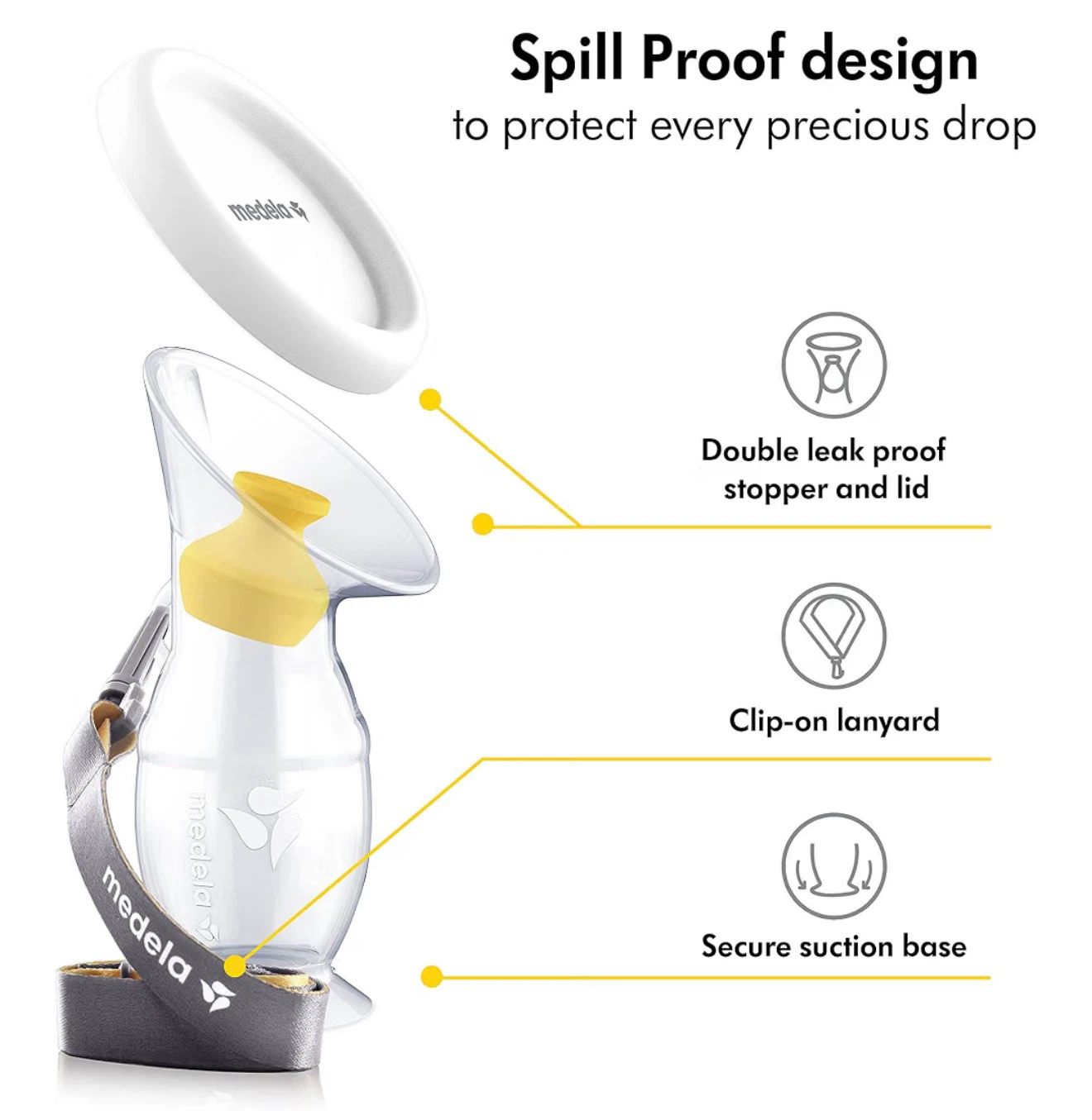 Medela Silicone Breast Milk Collector –with Box & Accessories - photo 3