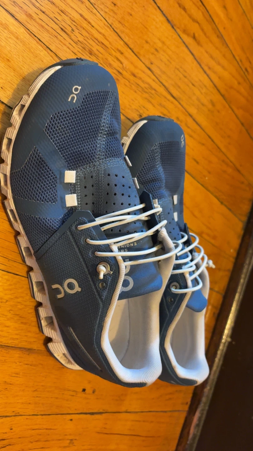 ON Cloud Running Shoes - Blue/White - photo 2