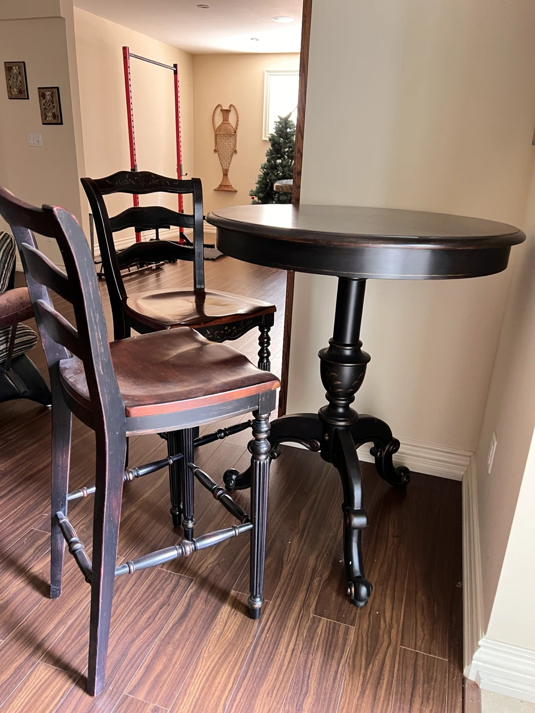 Pub Height Table and 2 Chairs Set - photo 3