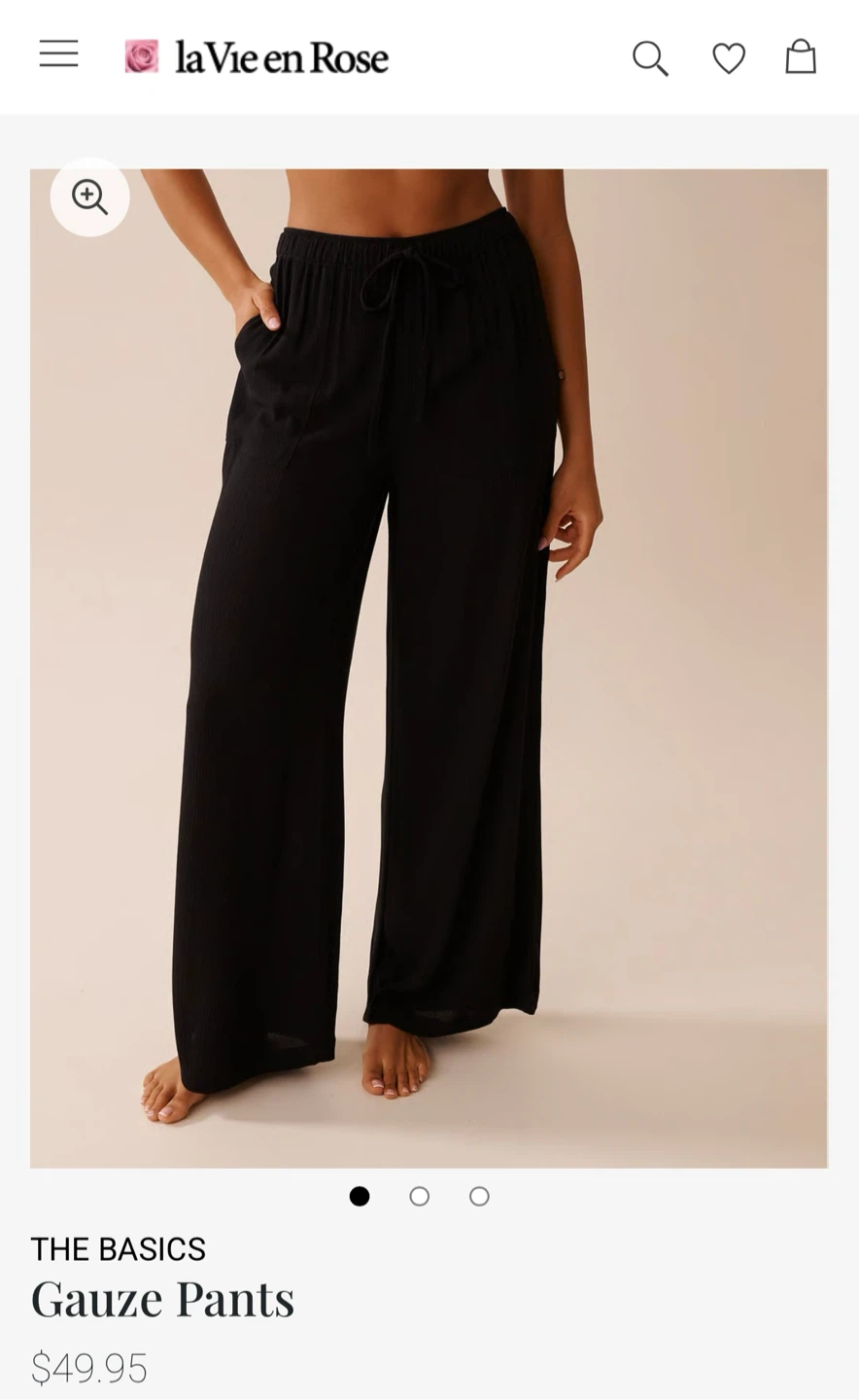 RICKI'S Black Dress, Gauze pants, t-shirt - photo 4