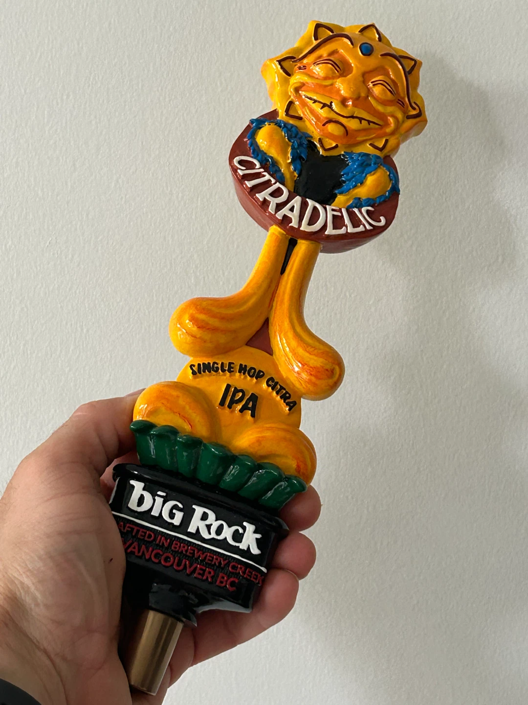 RARE Big Rock Brewery “Citradelic” IPA Tap Handle - photo 3