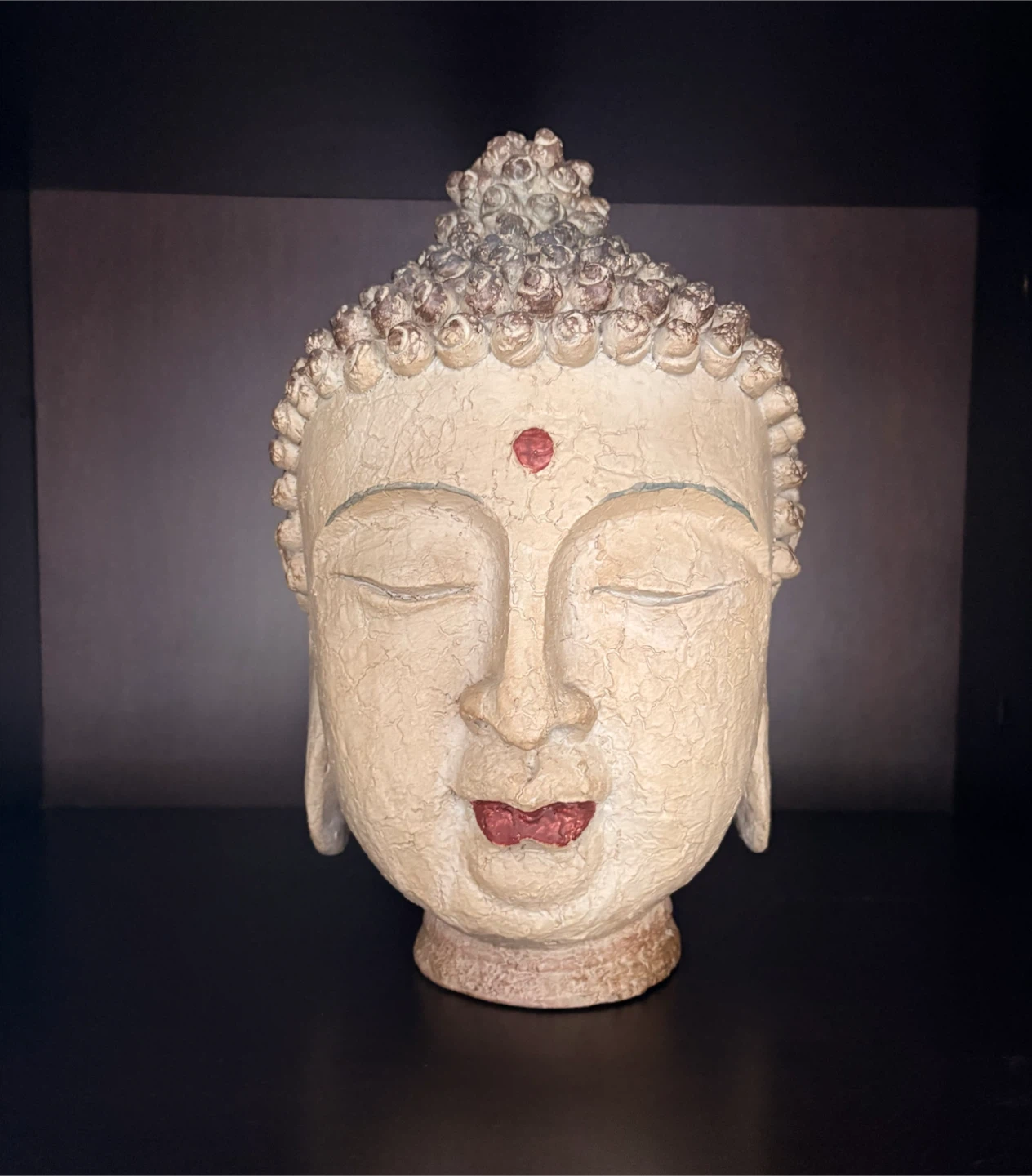 Decorative Buddha Head Statues and Face Plaque - photo 2
