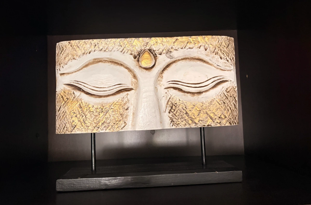 Decorative Buddha Head Statues and Face Plaque - photo 4