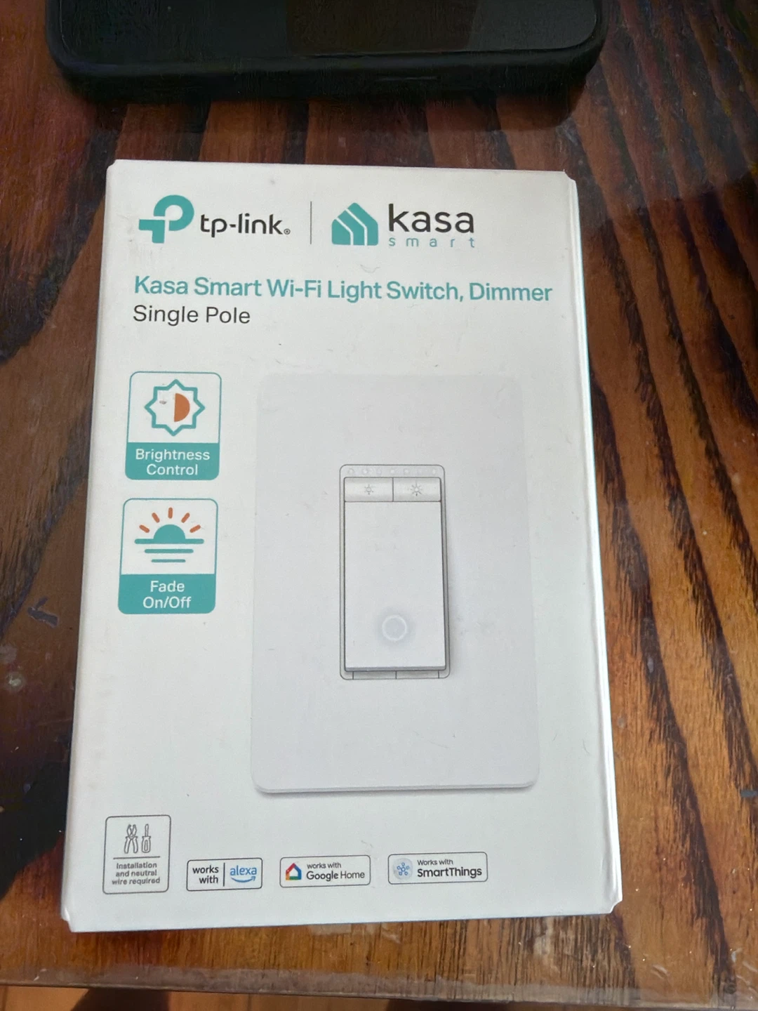 TP-Link Kasa Smart Wi-Fi Light Switch Dimmer Single Pole