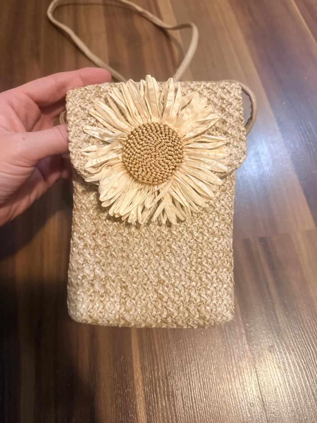 Crossbody Bag with Sunflower Accent - photo 3