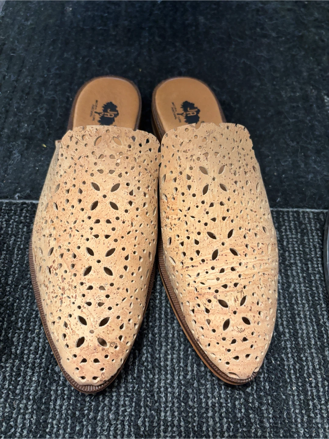 JA Shoes Cork Mules Size 38