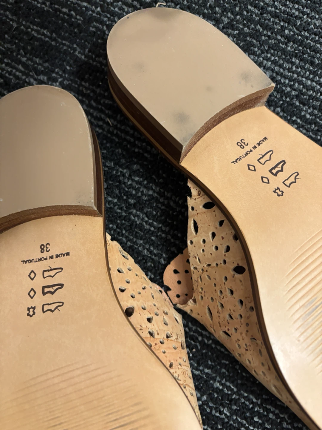 JA Shoes Cork Mules Size 38 - photo 4