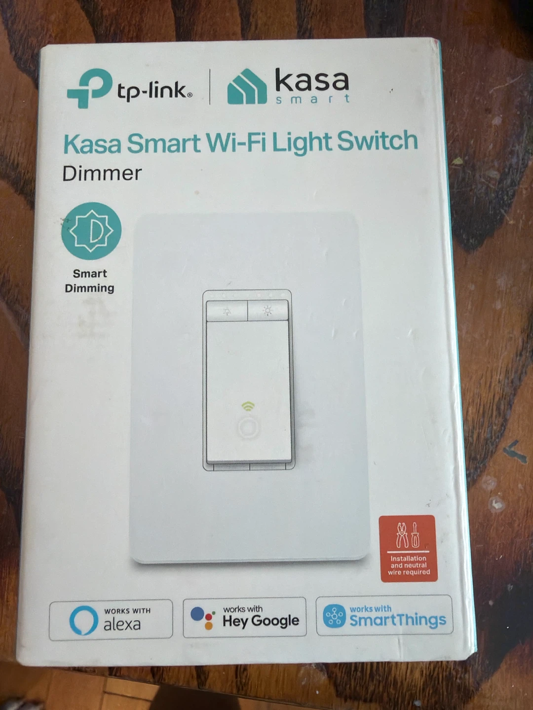 TP-Link Kasa Smart Wi-Fi Light Switch Dimmer