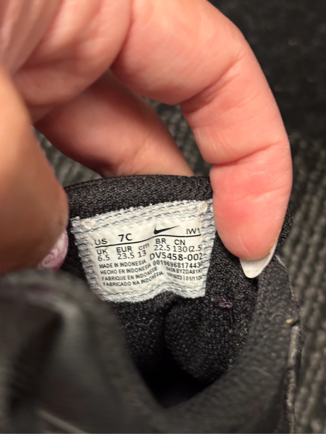 Nike Toddler Sneakers - Black - Size 7C - photo 4