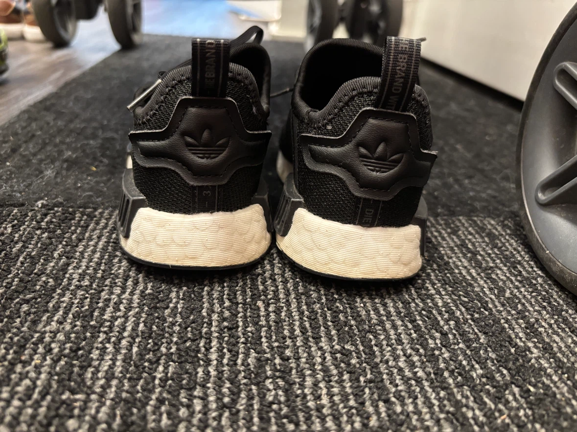 Adidas NMD R1 Toddler Shoes - Black - Size 9 - photo 3