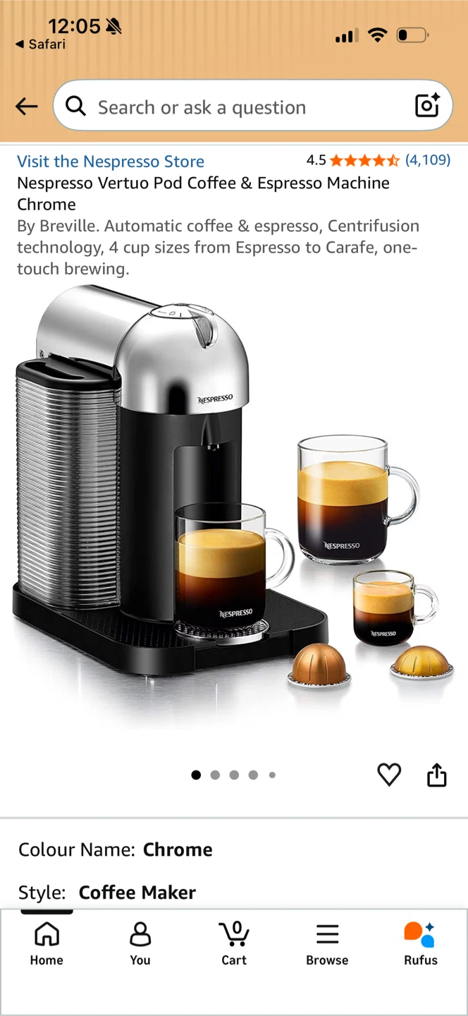 Nespresso vertuo by Breville - photo 2