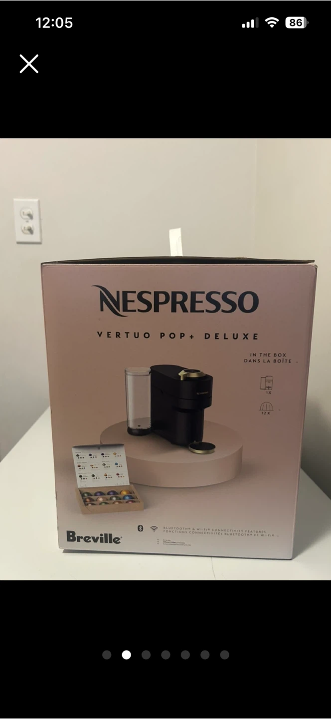 NEW Nespresso Vertuo Pop+ Deluxe Coffee Machine by Breville - photo 2