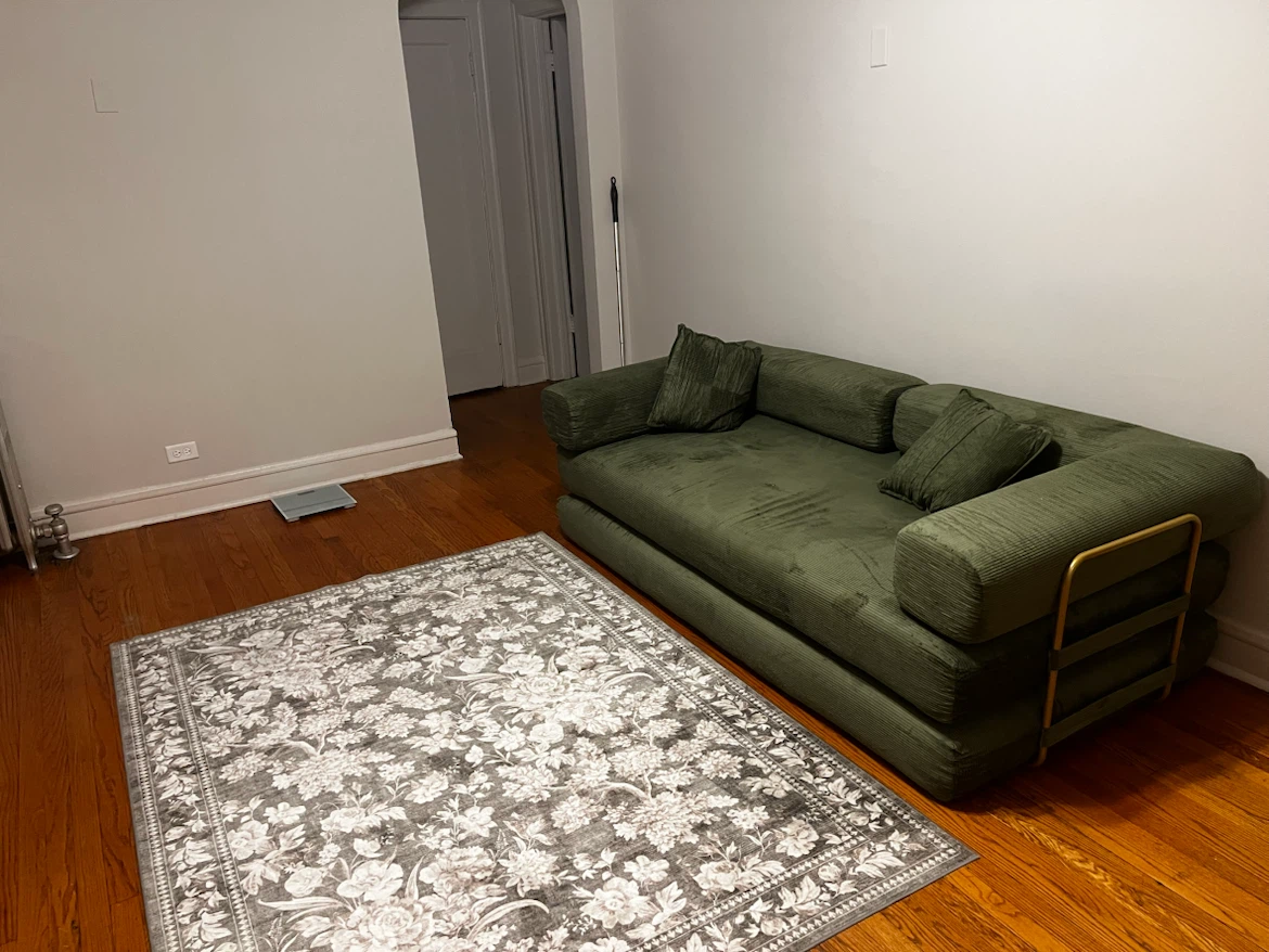 Green 4-in-1 Folding Convertible Sofa Bed