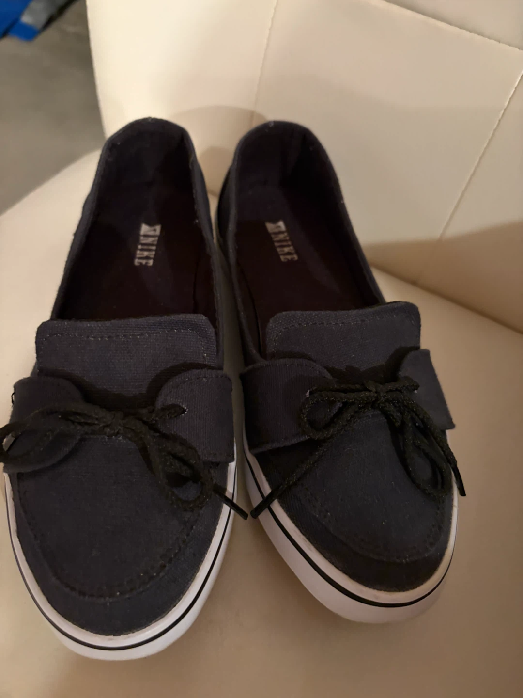 Nike Navy Blue Boat Shoes